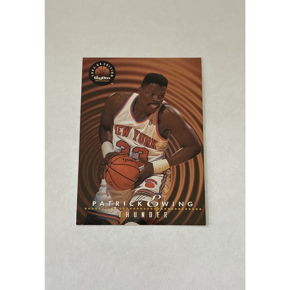1993-94 Skybox Premium - Thunder and Lightning Patrick Ewing, John Starks #TL5